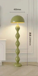 Axyaa Color Mushroom LED Floor Lamp for Modern Living Room, Bedroom, and Study Lighting