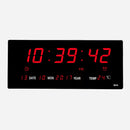 Axyaa LED Digital Wall Clock & Calendar with Time, Day, Date, Temperature Display