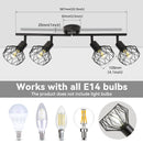 Elegant Adjustable Angle Ceiling Chandelier Axyaa Strip Shape 25W Home Decor