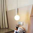 Cream Wabi Sabi Bedroom Pendant Light by Axyaa