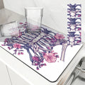 Axyaa Halloween Diatom Mud Kitchen Drain Pads Set for Tableware & Coffee Machine