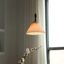 Axyaa White PVC LED Pendant Light, Japan Style Hanging Lamp for Children's Bedroom