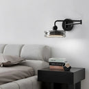 Axyaa Adjustable Arm Glass Wall Lamp LED Light