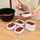 Axyaa Mini Crisper Refrigerator Food Container Box - Leakproof Microwave Freezer Safe 280ml
