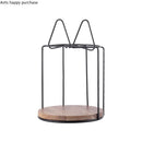 Axya Wood Dessert Table Cake Stand Fruit Candy Plate Kitchen Tools