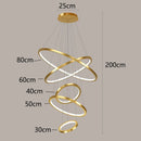 Axyaa Nordic Home Stair Chandelier Pendant Light for Living Room Bedroom Dining Room