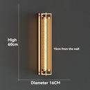 Axyaa Long Rod LED Wall Lamp: Stylish Decor Light for Home, Hotel, Club Lighting