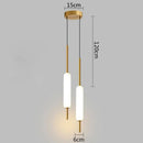 Axyaa Nordic LED Pendant Light Bedroom Chandelier for Home Living Room Dining
