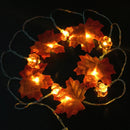 Axyaa Autumn Maple Leaf Pumpkin LED Fairy String Light