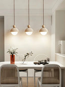 Axyaa Yellow Travertine Pendant Light for High-End Decor