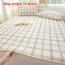 Axyaa Ice Silk Mat Cool Mattress Protector Set