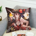 Axyaa Genshin Impact Pillow Covers 45x45 Fall Decor Sofa Cushion Pillowcase