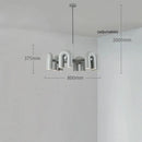 Axyaa U-Shaped Pipe Chandelier: Modern Nordic Design for Children's Bedroom