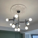 Axyaa Tubular Glass Chandelier Pendant for Kitchen Living Dining Room