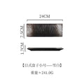 Axyaa Ceramic Sushi Dish: Japanese Style Flat Plate, Rectangular Hotel Tableware
