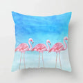 Axyaa Flamingo Pattern Cushion Cover 45*45cm