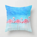 Axyaa Flamingo Pattern Cushion Cover 45*45cm