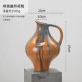 Axyaa Ceramic Graffiti Vase Handcrafted Home Decor Floral Arrangement Bottle