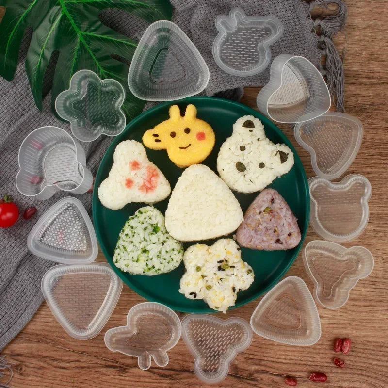 Axyaa Cartoon Sushi Rice Ball Maker Mold Kitchen Gadget