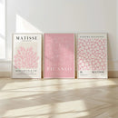 Pink Abstract Sage Matisse Gallery Print Set by Axyaa