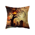 Axyaa Halloween Scarecrow Pattern Pillowcase for Office, Living Room, Sofa, Car.