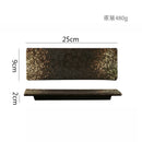 Axyaa Ceramic Sushi & Dessert Plate Set - Modern Molecular Cuisine Tableware