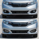 Axyaa LED DRL Fog Lamp for Honda Fit Jazz 2018 2019 - White Yellow Blue