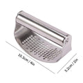 Axyaa Stainless Steel Garlic Press Kitchen Tool