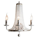 Axyaa French Countryside Crystal Wall Lamp for Living Room Bedroom Lighting