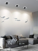 Axya Nordic Mingzhuang LED Ceiling Spotlight - Creative Living Room & Mall Lighting