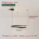 Axyaa Nordic LED Pendant Chandelier for Modern Living Room Lighting