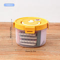 Axyaa Transparent Pencil Case - Marker Pen Storage Box & Organizer