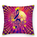 Axyaa Music Note Cushion Cover 45x45cm Pillowcase Decorative Pillow Home Decor