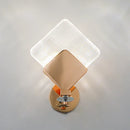 Axyaa Acrylic Wall Lamp LED Light Luxury Bedroom Decor Bedside Lighting