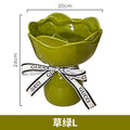 Axyaa Ceramic Flower Vase Hydroponic Decorative Arrangement Bouquet