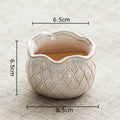 Lotus Shape Ceramic Vase by Axyaa: Elegant Table Decor for Flowers & Plants