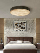 Axyaa Luxury Marble Ceiling Lamp Black Gold Modern Home Decor
