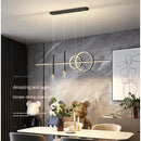 Axyaa Nordic LED Pendant Lights for Dining Table Kitchen Chandelier - Modern Minimalist Design
