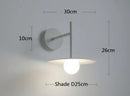Axyaa Black Nordic Arm Wall Lamps LED Lights for Bedroom Dining Corridor