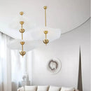 Axyaa Lotus Leaf LED Pendant Lamp: Modern Luxury for Home & Hospitality