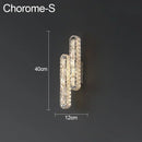 Axyaa Crystal Wall Light: Postmodern Luxury Bedroom & Living Room Minimalist Bedlight