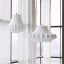 Axyaa French Silk Pendant Light Cream Chandelier