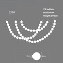 Axyaa Nordic Art Line White Bubble Suspension Pendant Lighting