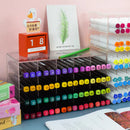 Axyaa Acrylic Marker Pen Holder & Storage Shelf for Office & School Supplies