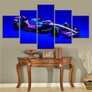 Axyaa F1 Racing Cars Poster Set for Living Room Decor Artwork