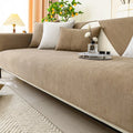 Axyaa Chenille Jacquard Sofa Cover, Non-Slip Couch Slipcover for All Seasons