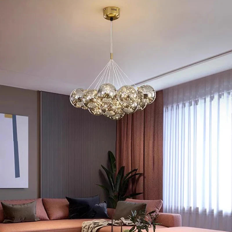 AXYAA Modern LED Pendant Light for Living & Dining Room Chandeliers & Indoor Lighting