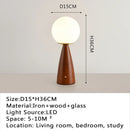 Axyaa Retro Contemporary Table Lamp for Living Room Study Bedroom LED Bedside Light