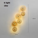 Axyaa Glass Collection Chandelier Hanging Lamp Dimmable Suspension Luminaire