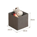 Axyaa Fabric Storage Cubes Organizer for Closet, Toys, Clothing - Home Supplies Box